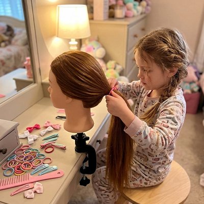Hair styling head