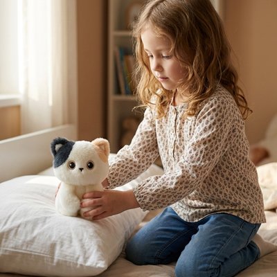 Peluche chat 